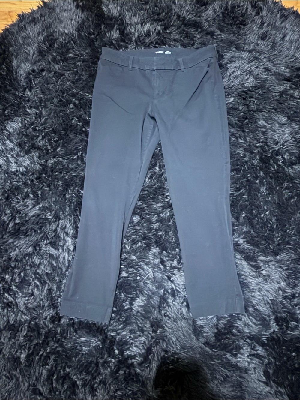 Old Navy Pixie Never Fade Women's Black Straight Leg Pants